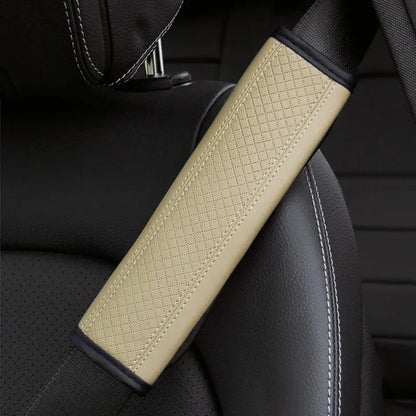 Car Accessories, Seat Belt Shoulder Protection, PU Leather Seat Belt Protective Cover, Comfortable And Breathable Car Supplies