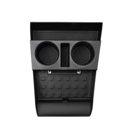Car Storage Box Accessories Armrest Lower Center Console Cup Holder Lower Tray For Hyundai Santa Fe 2024 + Car Accessories