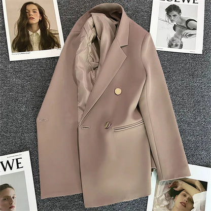 Elegant Korean Fashion Blazer - Luxury Casual Sports Jacket for Spring & Fall
