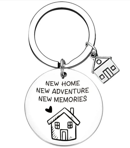 New Home Housewarming Gifts keyrings keychains House Warming Gifts New Home First Home key chains