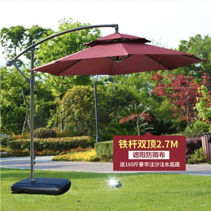 Outdoor villa courtyard garden  balcony sunshade banana  outdoor terrace side  rainproof parasol wholesa