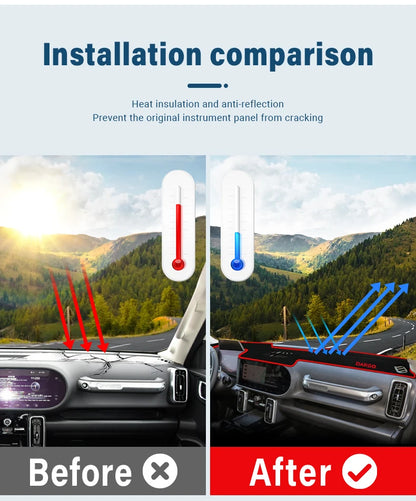 Accessories For Haval Dargo 2021 2022 2023 2024 Car Dashboard Cover Avoid Light Pads Sun Shade Mats Instrument Panel Carpets