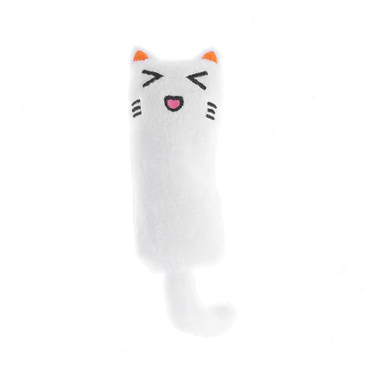 Cute Cat Toys Funny Interactive Plush Cat Toy Mini Teeth Grinding Catnip Toys Kitten Chewing Squeaky Toy Pets Accessories