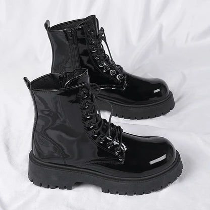Combat Boots for Men Dress Boot Safety Shoes Mens Cowboy Boots Military Tactical Winter Autumn Men's Shoes Deals Casual Sneakers
