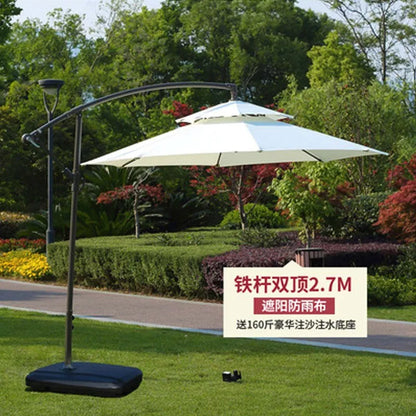 Outdoor villa courtyard garden  balcony sunshade banana  outdoor terrace side  rainproof parasol wholesa
