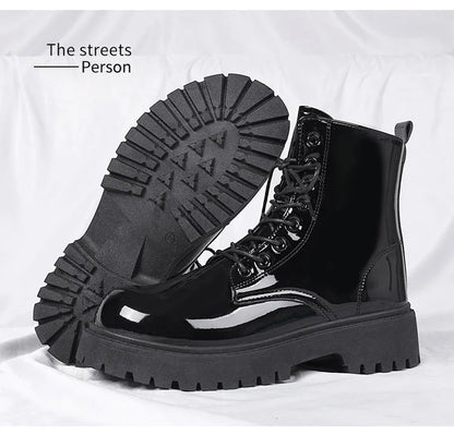 Combat Boots for Men Dress Boot Safety Shoes Mens Cowboy Boots Military Tactical Winter Autumn Men's Shoes Deals Casual Sneakers