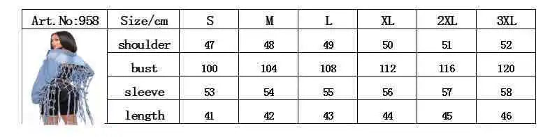 Women Denim Jacket Back Grid Fringe Design Denim Jacket Ladies Spring and Fall Fashion Short Personalized Jacket Coat 2024 New
