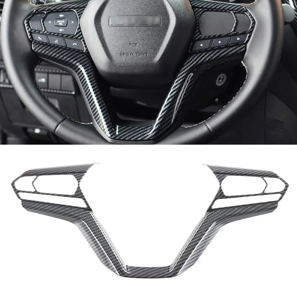 Car Accessories  For Isuzu D-MAX DMAX 2021 2022 ABS Carbon Center Console Window Switch Gear Armrest Box Panel Cover Trim