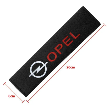 1/2pcs Car Interior Accessories Auto Seat Belt Cover Shoulder Pads For Opel insignia Astra H G J Antara vectra Vivaro corsa