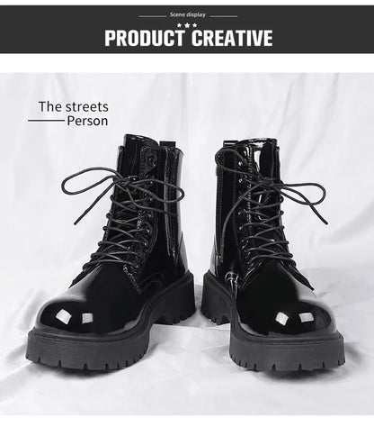 Combat Boots for Men Dress Boot Safety Shoes Mens Cowboy Boots Military Tactical Winter Autumn Men's Shoes Deals Casual Sneakers