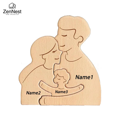 Personalized Home Puzzles, Custom Wooden Home Decorations, Warm Home Decorations, Mother's Day Father's Day Warm Gifts