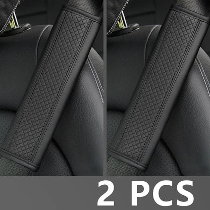Car Accessories, Seat Belt Shoulder Protection, PU Leather Seat Belt Protective Cover, Comfortable And Breathable Car Supplies