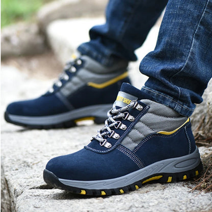 High Quality Men Safety Boots Work Boots Steel Toe Shoes Puncture-Proof Male Boot Winter Boots Warm Safety Botines for Men Botas
