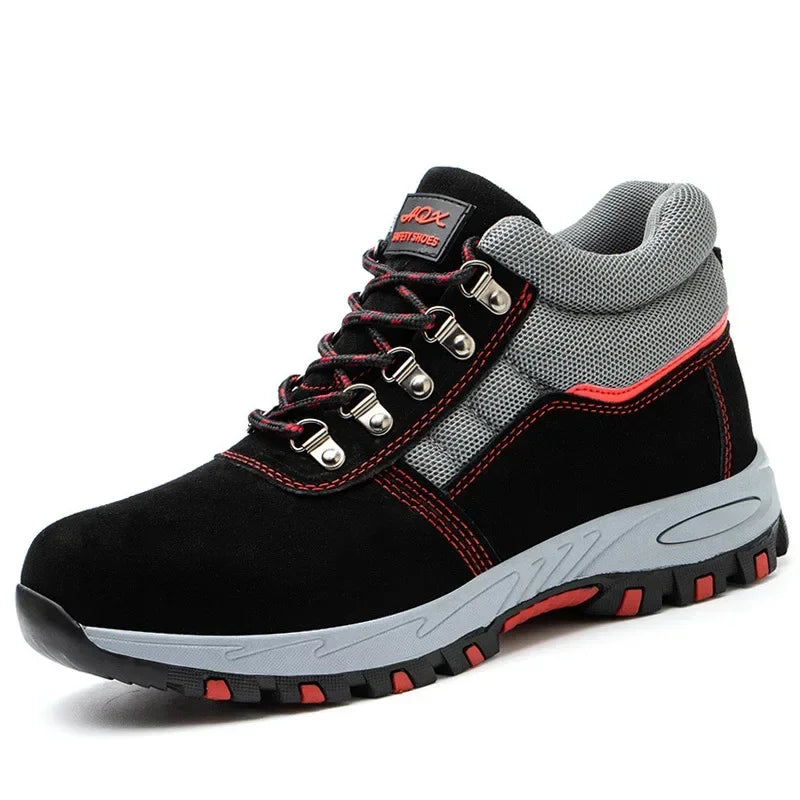 High Quality Men Safety Boots Work Boots Steel Toe Shoes Puncture-Proof Male Boot Winter Boots Warm Safety Botines for Men Botas