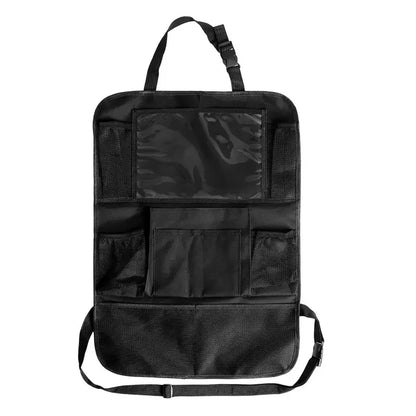 Car Rear Organizer with Touch Screen, Tablet Holder, Auto Storage Pockets Cover, Car Seat Back Protectors, Car Accessories