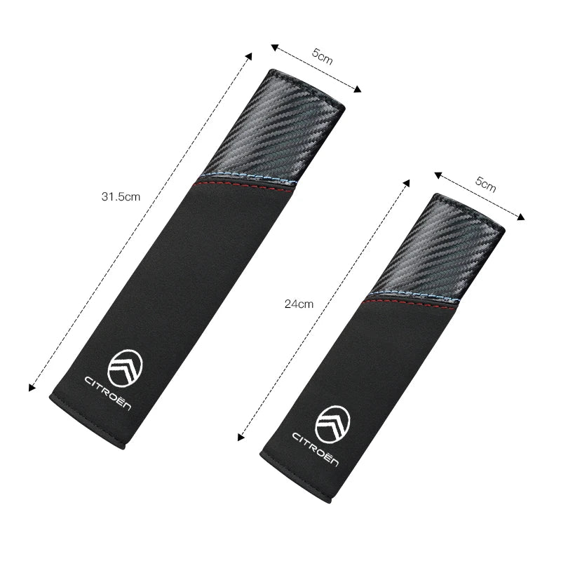Car Seat Belt Protective Shoulder Cover Auto Accessories For Citroen C1 DS3 C2 C3 Vts C4 Saxo C4L C5 C6 C8 Xsara C3-XR Picasso