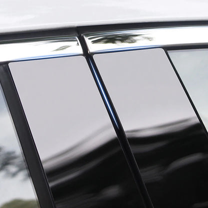 Car Accessories Fit For Hyundai Grandeur HG Hyundai Azera 2012 2013 2014-2017 Door Window Glossy Black Pillar Posts Cover Trim