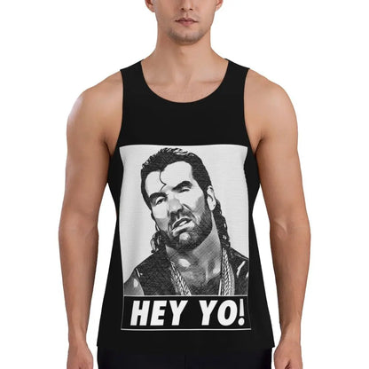 Men's Rip Razor Ramon Hey Yo Tank Top Fitness Sports Sleeveless Tops Summer Wrestling Legend Vest 3D Quick Drying Tops