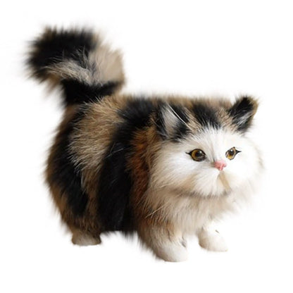 Simulation Cat Toys Plush Toys Simulation  Models Children'S Gifts Cadeaux InvitéS  هدايا