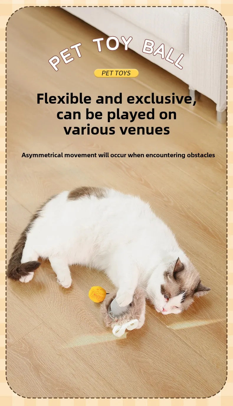 Cat Toys for Cats Ball Dog Toy Ball Electronic Interactive Pet Toy USB Automatic Moving Bouncing for Puppy Cat Products