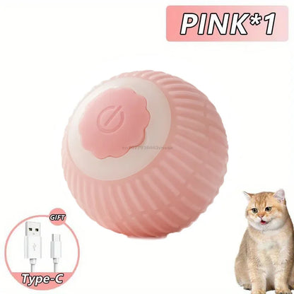 Cat Toys for Cats Ball Dog Toy Ball Electronic Interactive Pet Toy USB Automatic Moving Bouncing for Puppy Cat Products