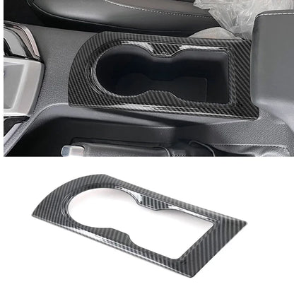 Car Accessories  For Isuzu D-MAX DMAX 2021 2022 ABS Carbon Center Console Window Switch Gear Armrest Box Panel Cover Trim