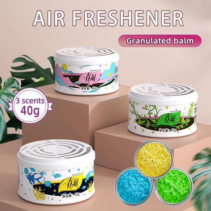 3PCS Home freshener Car Air Freshener Home Deodorizing Solid Scent Lavender Fragrance Flavors Home Decor Accessories