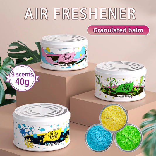 3PCS Home freshener Car Air Freshener Home Deodorizing Solid Scent Lavender Fragrance Flavors Home Decor Accessories