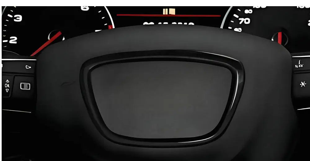Car Accessories For Audi A3 A4L A7 A6L A8 Q3 Q5 Q7 ABS Auto Steering Wheel Center Panel Logo Frame Circle Sticker Cover Trim