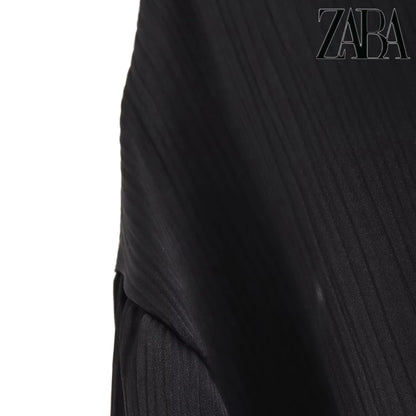 TRAF Women's Pure Colour Casual Commuter Suit Suit Double Breasted Lapel Jacket High Waisted Wide Leg Pants Women's Two Pieces