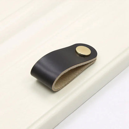 Furniture Modern Style Kitchen Wardrobe Cabinet Environmentally Soft Door Pulls Furniture Knobs Drawer Handle Leather Handle
