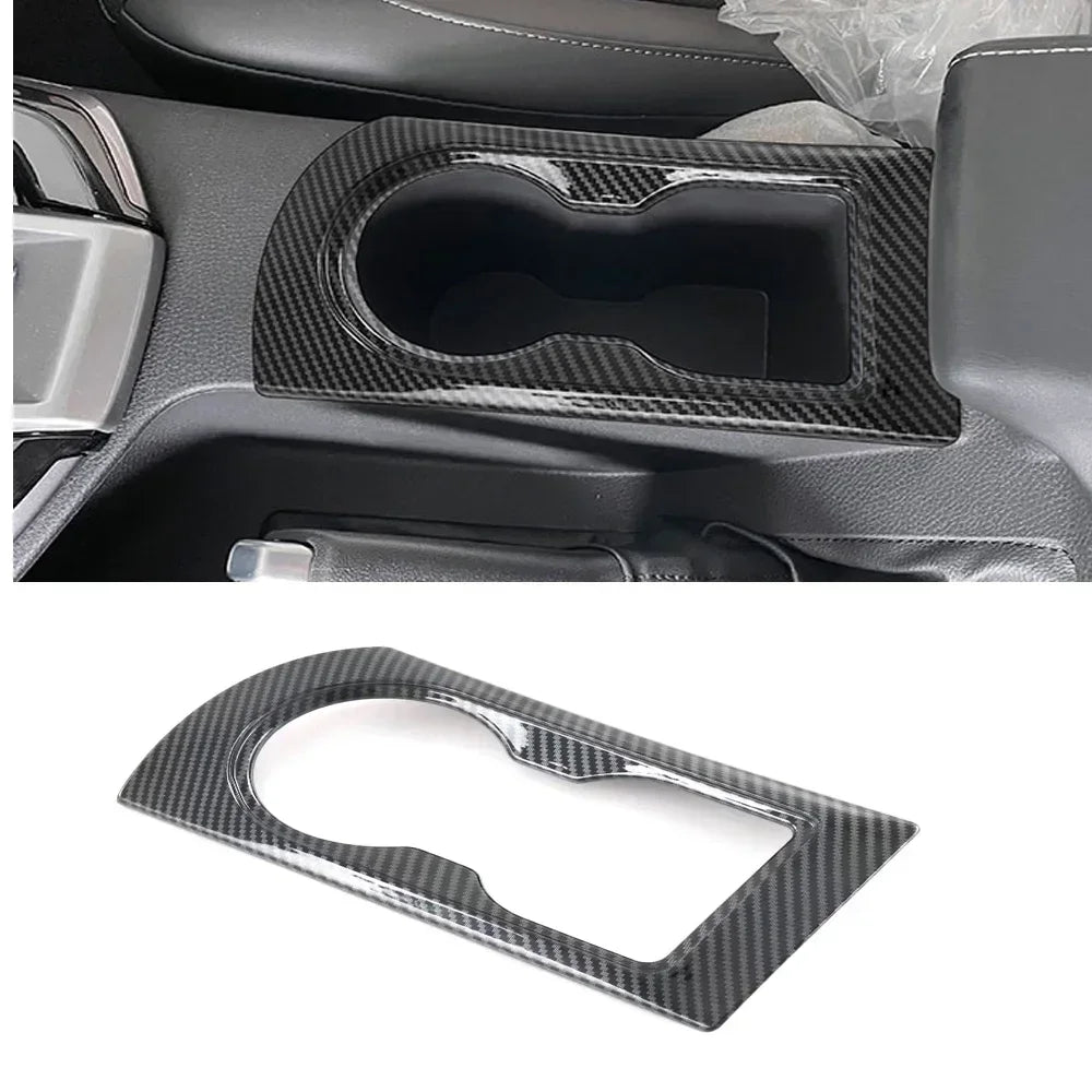 Car Accessories  For Isuzu D-MAX DMAX 2021 2022 ABS Carbon Center Console Window Switch Gear Armrest Box Panel Cover Trim