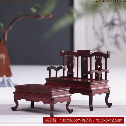 Miniature Antique Furniture Mini Table Models Chinese Handicrafts Doll Houses TV Movie Photographed Scene Retro Furniture Props