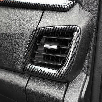 Car Accessories  For Isuzu D-MAX DMAX 2021 2022 ABS Carbon Center Console Window Switch Gear Armrest Box Panel Cover Trim