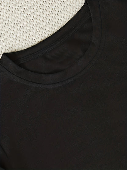 Women's PARIS Print T-Shirt, Casual Style Summer Top, Fashionable Short-Sleeve Sporty Tee