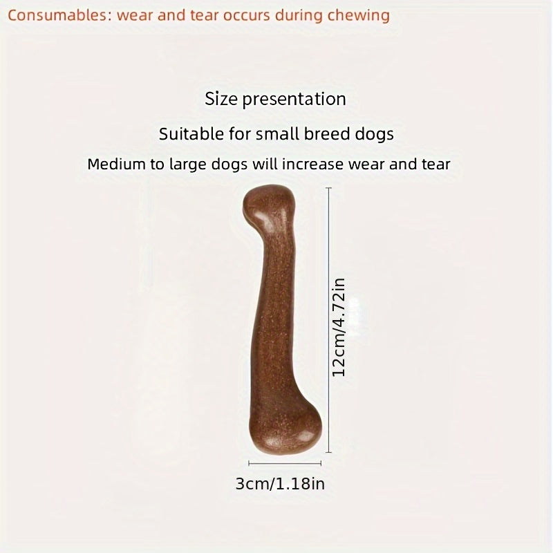 Durable Beef Flavored Dog Chew Toy, Polypropylene Bone Shaped Teeth Cleaning Chew for All Breed Sizes, Interactive Training Pet Toy for Oral Care and Dental Health