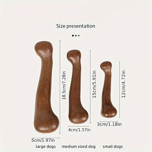 Durable Beef Flavored Dog Chew Toy, Polypropylene Bone Shaped Teeth Cleaning Chew for All Breed Sizes, Interactive Training Pet Toy for Oral Care and Dental Health