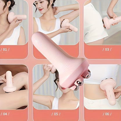 1pc Professional Beauty Massager - Fast Anti-Cellulite Roller with Face Lift Function, Handheld Health Care Tool for Body Shaping, Skin Toning, and Relaxation - Ideal for Home Use