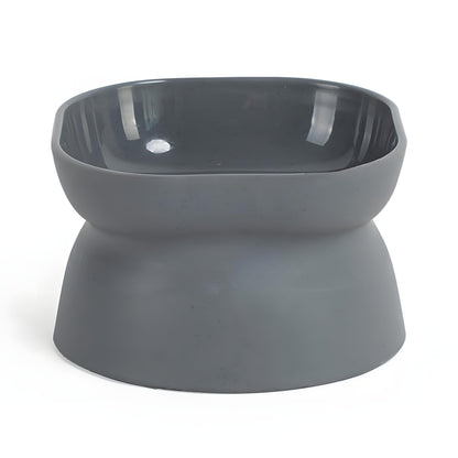 Ergonomic Anti-Spill Cat Bowl: Health-Conscious, Sleek Design for Food & Water
